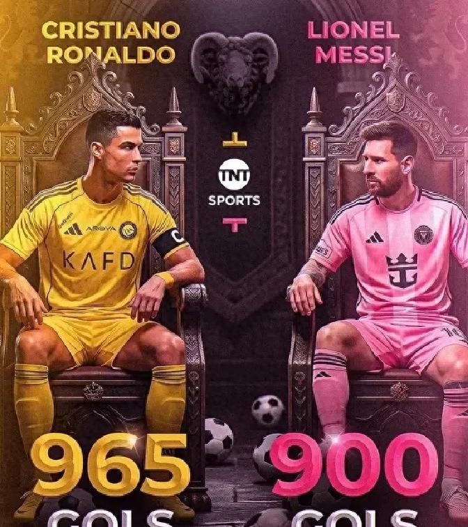 歷史射手王之爭！梅西或反超C羅，2年后將迎1000球里程碑