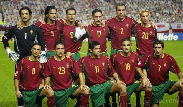 韓日世界杯葡萄牙隊員們