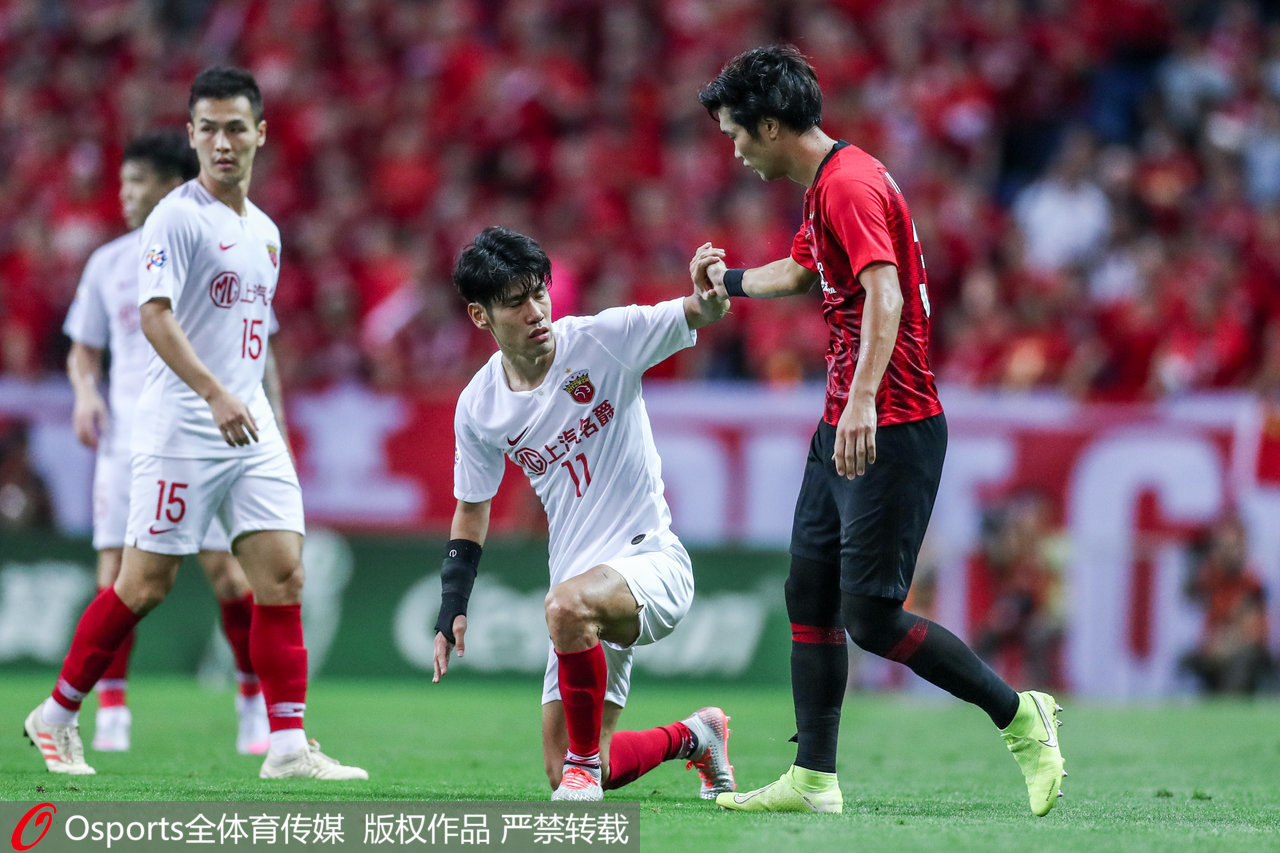 亞冠聯賽上海上港_上海上港亞冠出局_上港客場1-1浦和紅鉆
