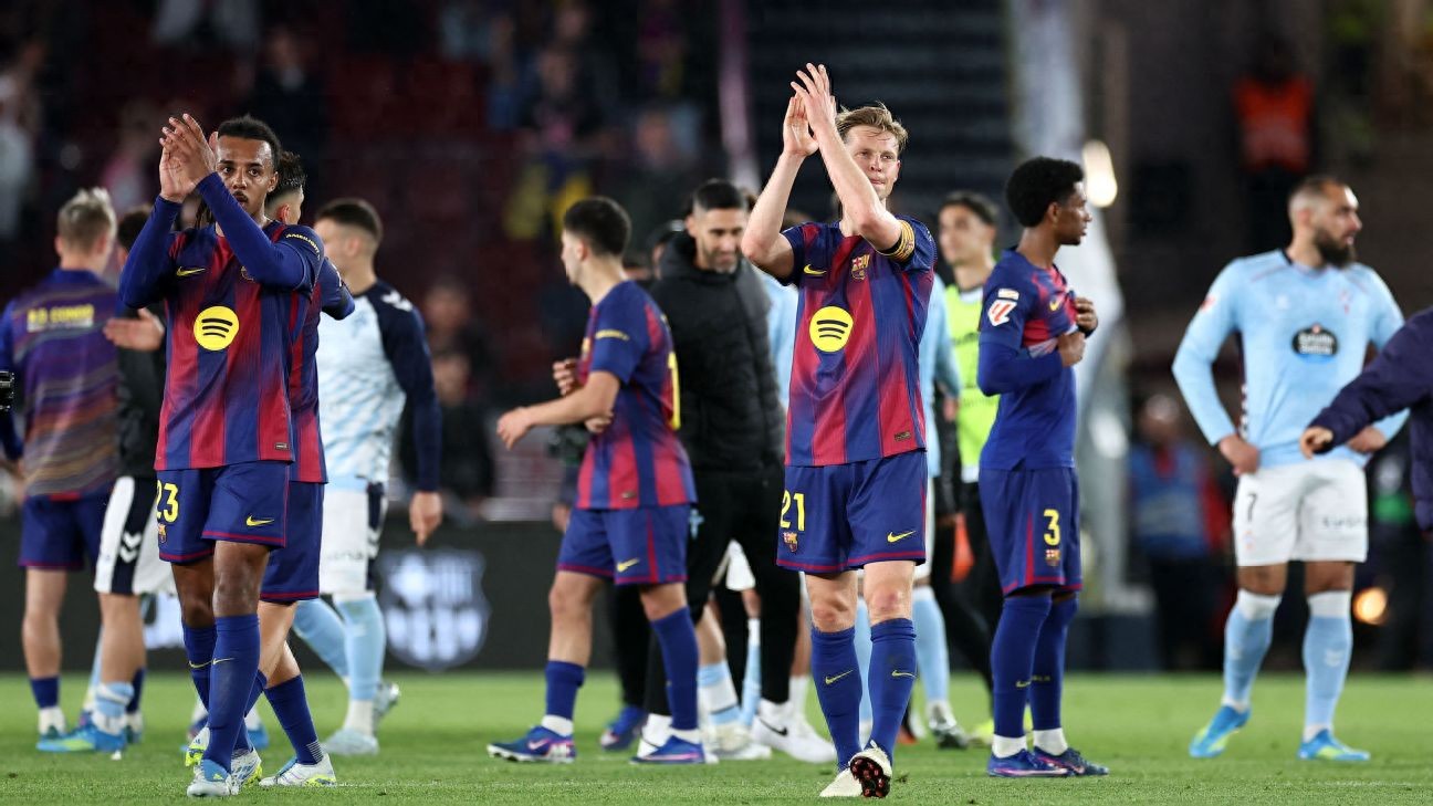 1-0險勝巴薩豪取西甲8連勝領跑積分榜，亞馬爾點球建功卻遺憾傷退