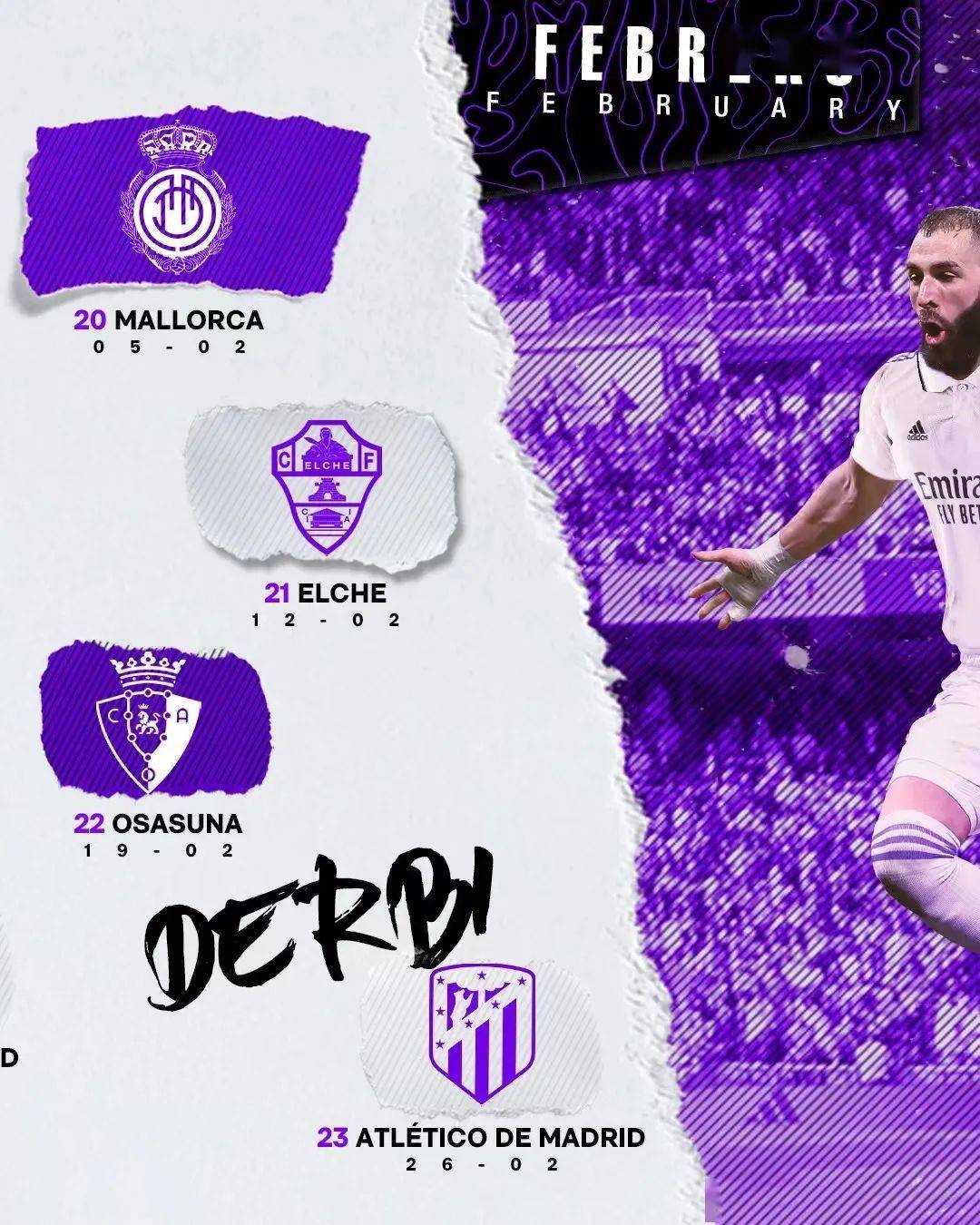 皇馬2022/23賽季賽程_皇馬新賽季首場比賽時間_西甲聯賽皇馬賽程表